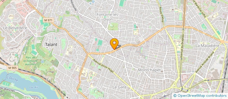 localisation de l'entreprise ROCK TIME  DIJON