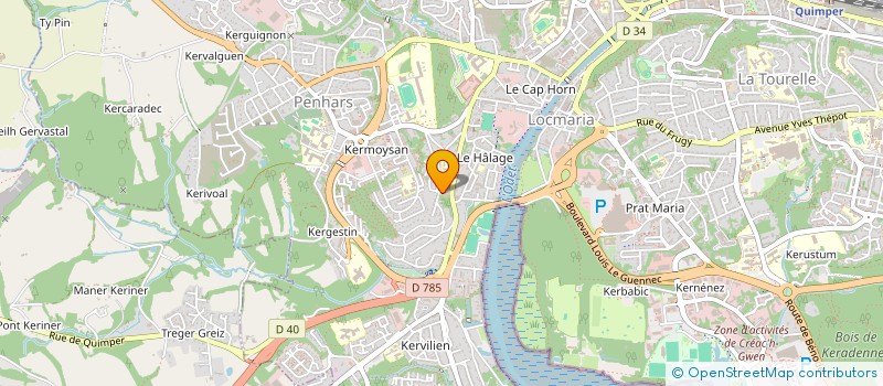 localisation de l'entreprise ROCKABELT AND FRIENDS à QUIMPER