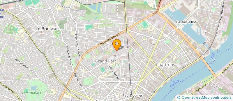 localisation de l'entreprise ROCKADOS  BORDEAUX