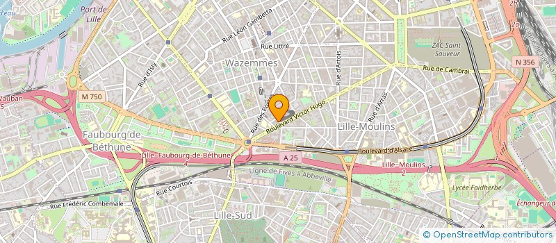 localisation de l'entreprise ROCKALAME à LILLE