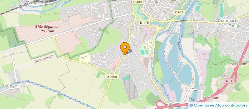 localisation de l'entreprise ROCKCHOEUR  TOUL