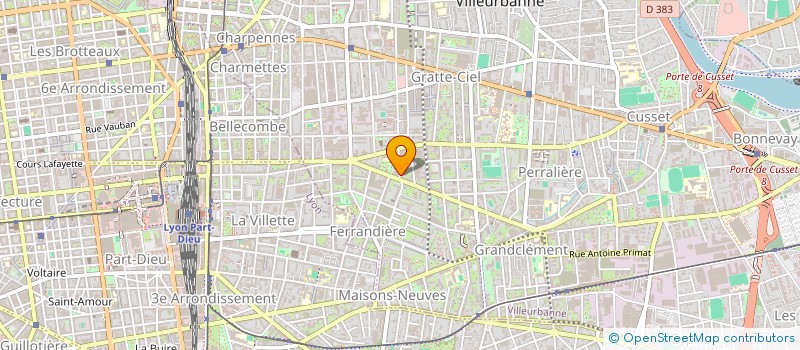 localisation de l'entreprise ROCKEFELLER VILLEURBANNE  VILLEURBANNE