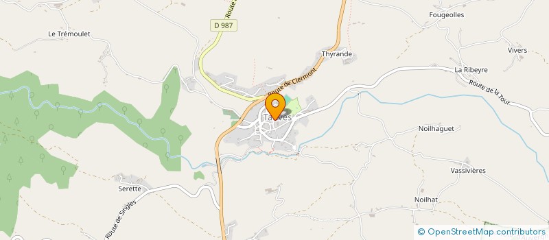 localisation de l'entreprise ROCKELDUB  TAUVES