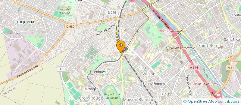 localisation de l'entreprise ROCKENBULLES DIFFUSION  REIMS