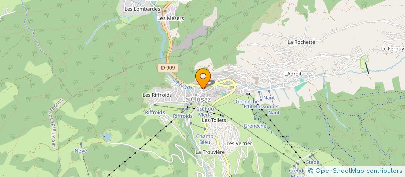 localisation de l'entreprise ROCKER à LA CLUSAZ