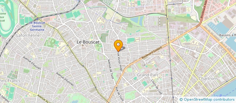 localisation de l'entreprise ROCKET GARAGE à LE BOUSCAT
