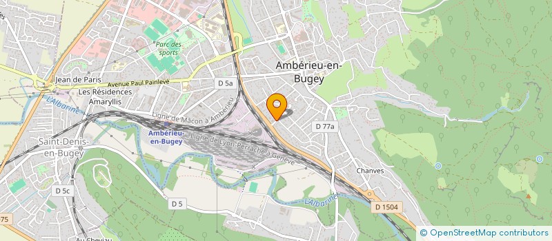 localisation de l'entreprise ROCKET IMPACT  AMBERIEU-EN-BUGEY