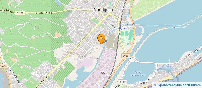 localisation de l'entreprise ROCKET NATION à FRONTIGNAN