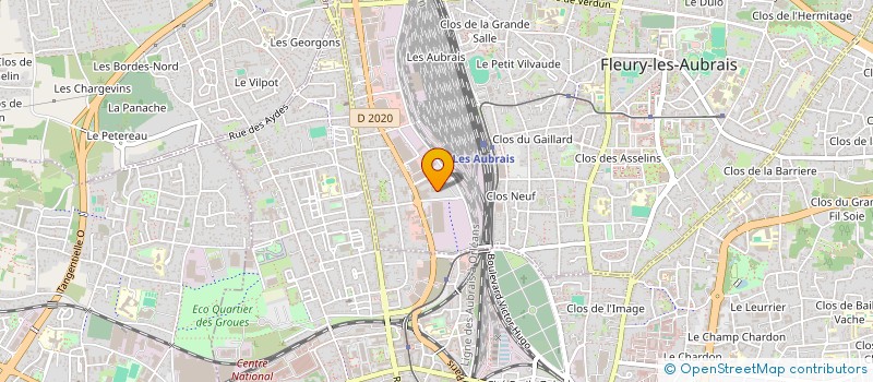 localisation de l'entreprise ROCKET4RETAIL à FLEURY-LES-AUBRAIS