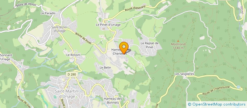localisation de l'entreprise ROCKETSMITH à SAINT-MARTIN-D'URIAGE