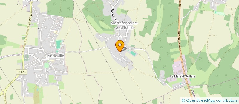 localisation de l'entreprise ROCKFONTAINE  MORTEFONTAINE-EN-THELLE