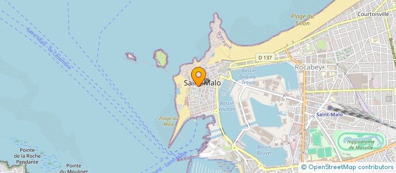 localisation de l'entreprise ROCKIE  SAINT-MALO