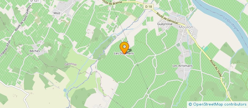 localisation de l'entreprise ROCKINCHAI MUSIQUE EN ENTRE DEUX MERS  MOULON