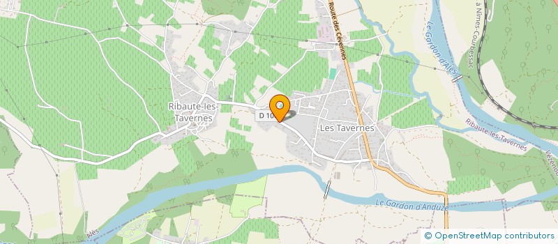 localisation de l'entreprise ROCKING CLUB RLT  RIBAUTE-LES-TAVERNES