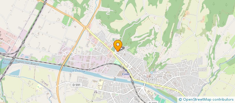 localisation de l'entreprise ROCKLINE PROD  CREST