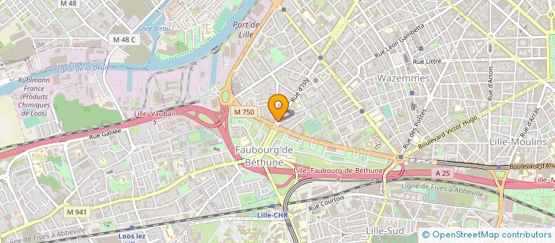 localisation de l'entreprise ROCKLINE SARL à LILLE