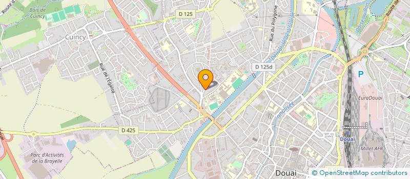 localisation de l'entreprise ROCKN NORD à DOUAI