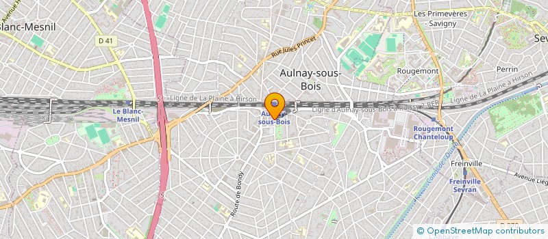 localisation de l'entreprise ROCKREF à AULNAY-SOUS-BOIS