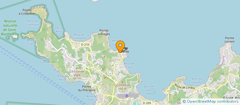 localisation de l'entreprise ROCKS RISKS à SAINT BARTHELEMY