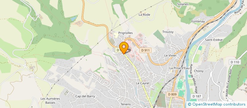 localisation de l'entreprise ROCKSPACE  MILLAU