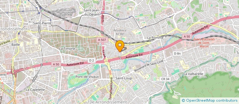 localisation de l'entreprise ROCKY à MARSEILLE