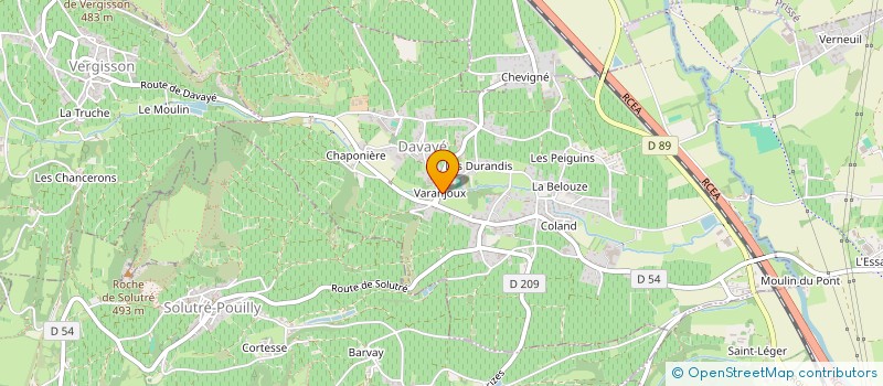 localisation de l'entreprise ROCLAG  DAVAYE