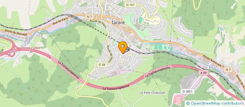 localisation de l'entreprise ROCLE à TARARE