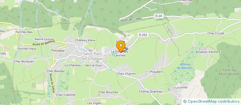 localisation de l'entreprise ROCLE  SAINT-PAUL-EN-CHABLAIS