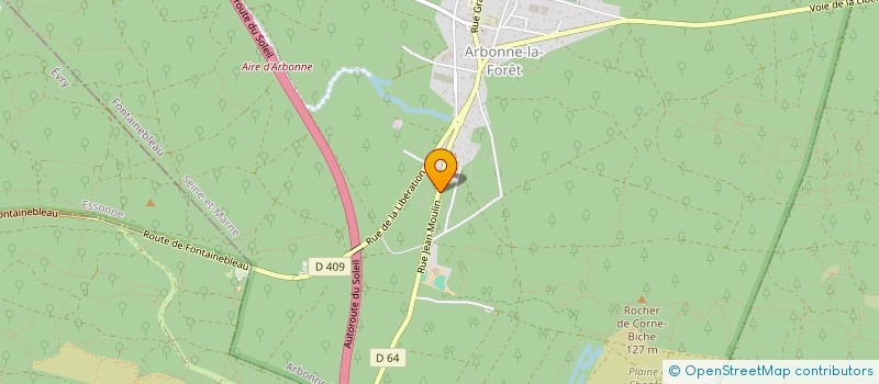 localisation de l'entreprise ROCLE INVESTISSEMENTS  ARBONNE-LA-FORET