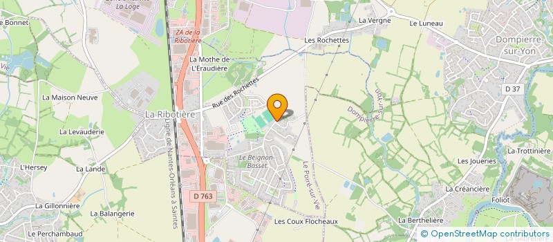 localisation de l'entreprise ROCLEM  LE POIRE-SUR-VIE