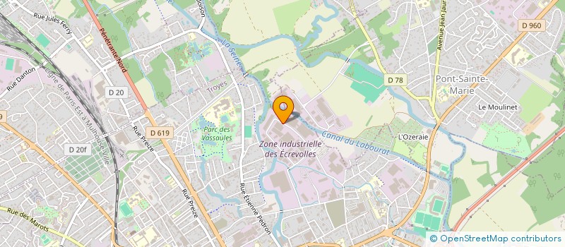 localisation de l'entreprise ROCLO à TROYES