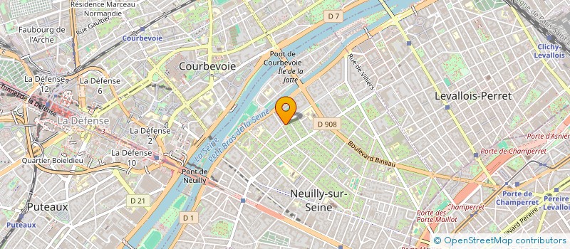 localisation de l'entreprise ROCOOL à NEUILLY-SUR-SEINE
