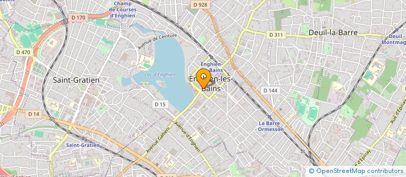 localisation de l'entreprise ROCOR à ENGHIEN-LES-BAINS