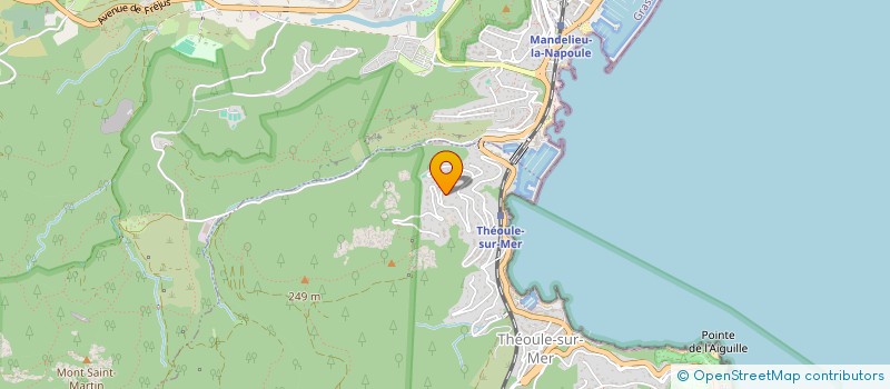 localisation de l'entreprise ROCTHEOULE  THEOULE-SUR-MER