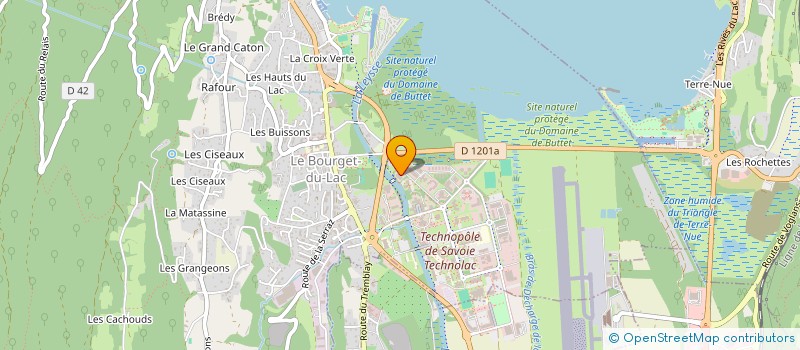 localisation de l'entreprise ROCTOOL  LE BOURGET-DU-LAC
