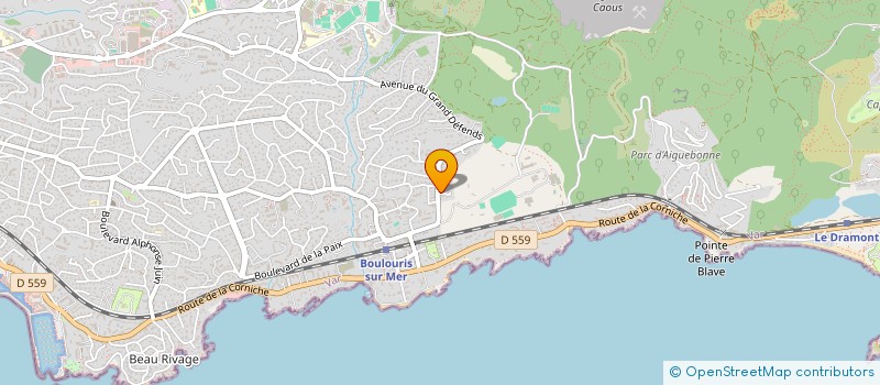 localisation de l'entreprise ROCVELL  SAINT-RAPHAEL