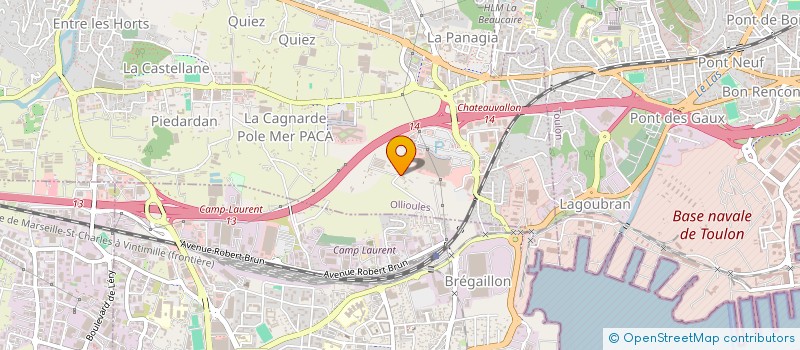 localisation de l'entreprise ROCXANE à OLLIOULES