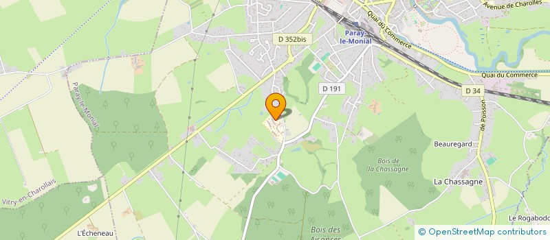 localisation de l'entreprise ROCY  PARAY LE MONIAL