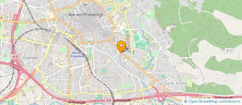 localisation de l'entreprise ROCYFLOR à AIX-EN-PROVENCE