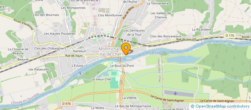 localisation de l'entreprise ROD  MONTRICHARD-VAL-DE-CHER