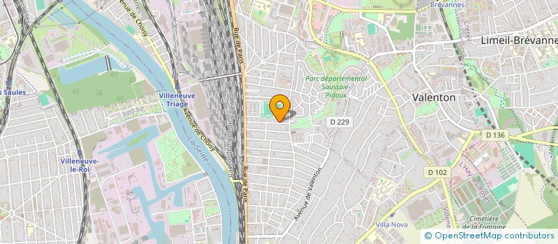 localisation de l'entreprise ROD à VILLENEUVE-SAINT-GEORGES