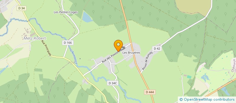 localisation de l'entreprise ROD'AVENIR  CHAOURCE