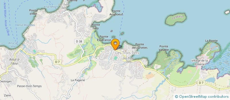 localisation de l'entreprise ROD GREEN à LES TROIS-ILETS