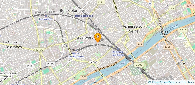 localisation de l'entreprise ROD INVESTMENTS à ASNIERES-SUR-SEINE