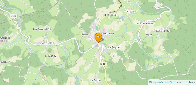 localisation de l'entreprise ROD & SEVE IMMOBILIER  PROPIERES