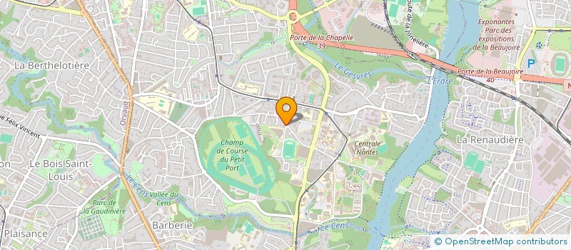 localisation de l'entreprise RODA à NANTES