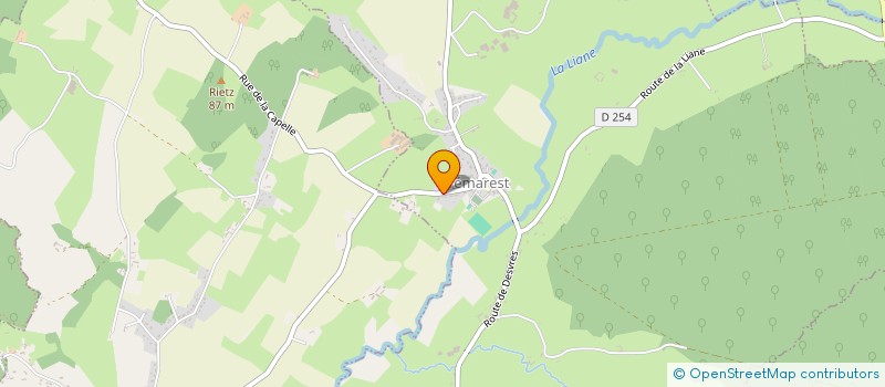 localisation de l'entreprise RODA  CREMAREST