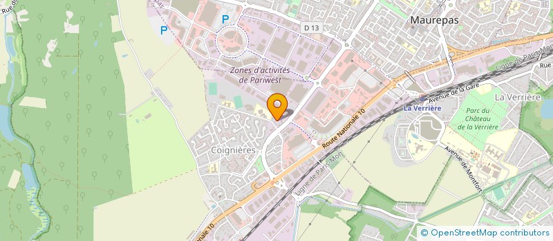 localisation de l'entreprise RODA BAT  COIGNIERES