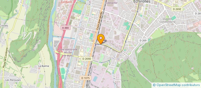 localisation de l'entreprise RODA DIAGNOSTIC  LE PONT-DE-CLAIX