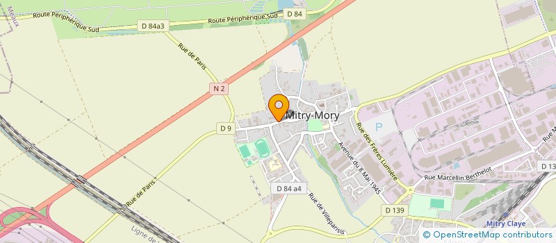 localisation de l'entreprise RODA FACADES à MITRY-MORY